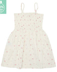 Let's Play Floral Jersey Dress - Cream