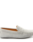 Penny Driving Loafers, dove grey suede