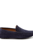 Penny Driving Loafers, navy blue suede