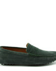 Penny Driving Loafers, racing green suede