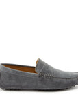 Penny Driving Loafers, slate grey suede