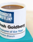 Personalised The Office Dunder Mifflin Employee Of The Year Mug