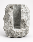 Solid Marble Wine Bottle Holder | Handcrafted Stone Wine Cooler