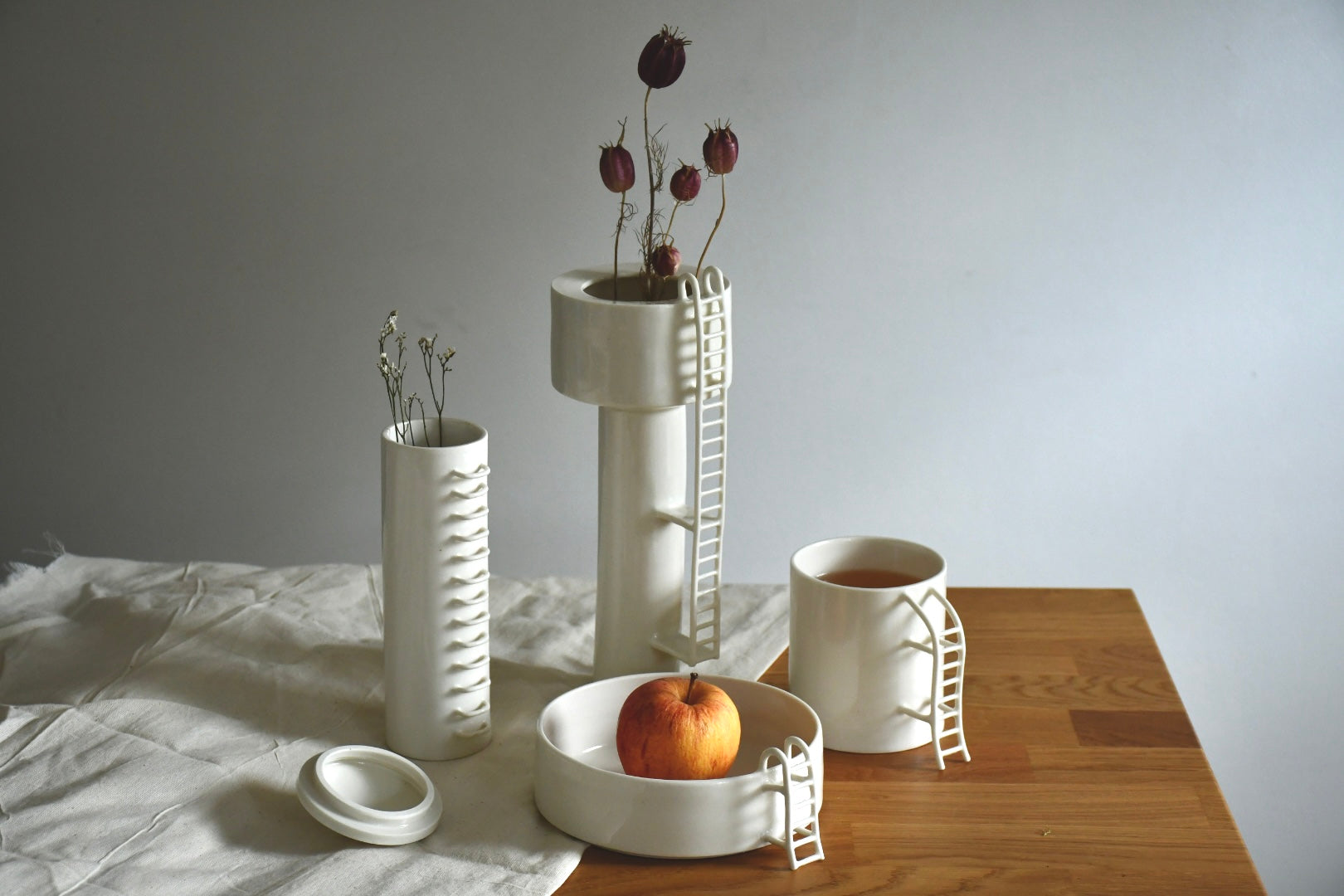 Ladder Porcelain Vase