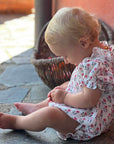 Mara Pink Muslin Romper