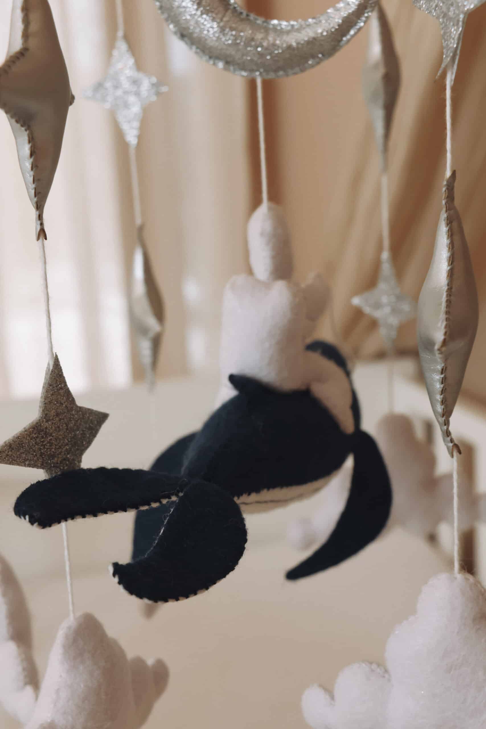 Handmade astronaut mobile-5