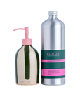 Ceramic Soap Holder & 1 Litre Refill Set