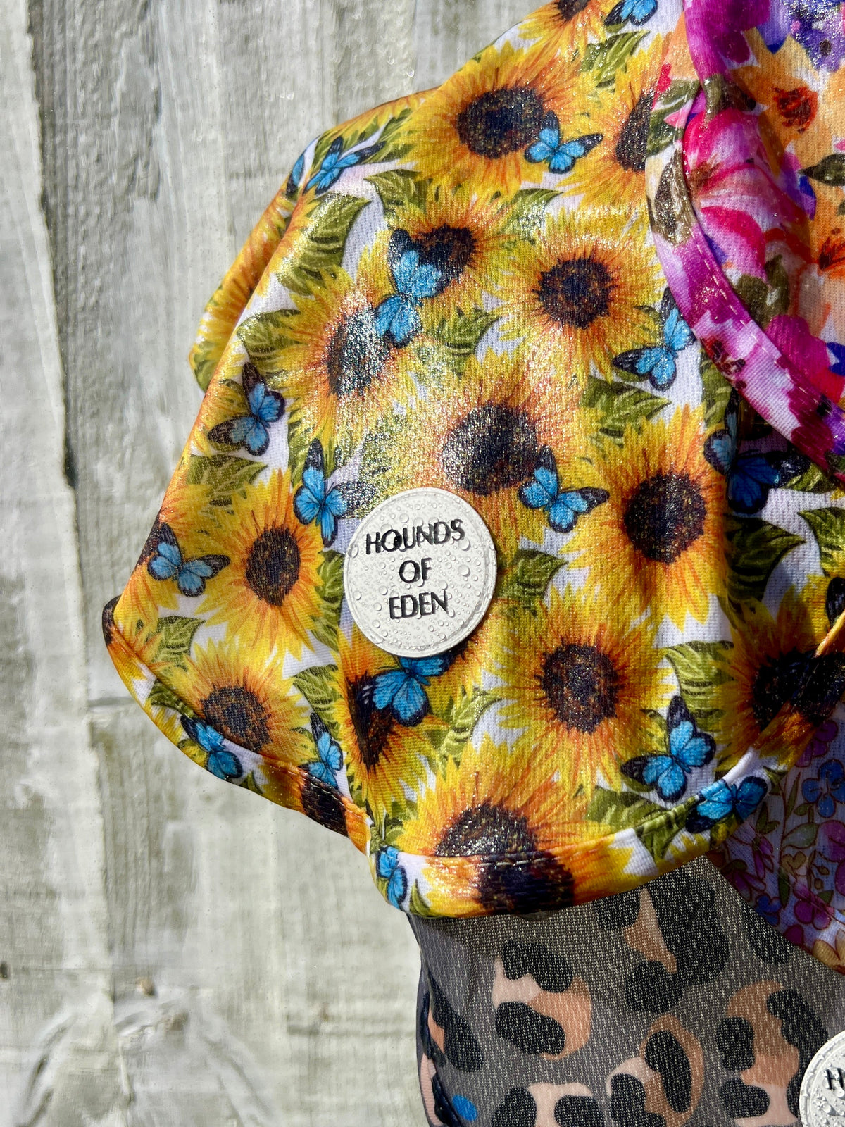 Sunflower Flutter Dog Cooling Vest