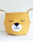 Yellow Lioness Basket - Large