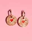Jammy Heart Hoop Earrings