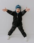 Outdoor Jumpsuit for Kids with Waterproof Details