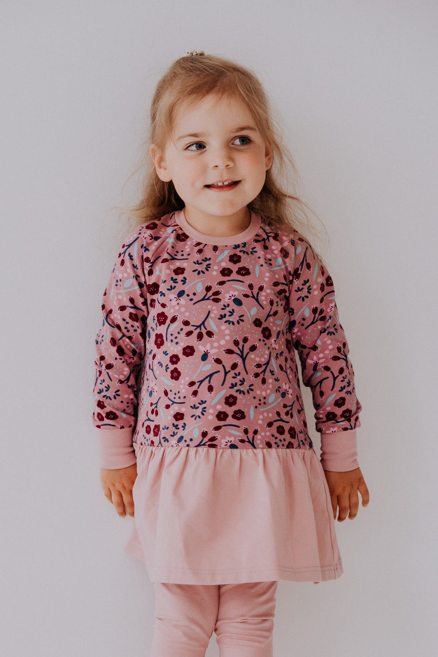 Elora Girls Dress - Versatile, Comfortable Cotton Blend