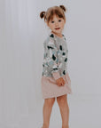 Girls Cotton Dress with Stretch Fit and European Style
