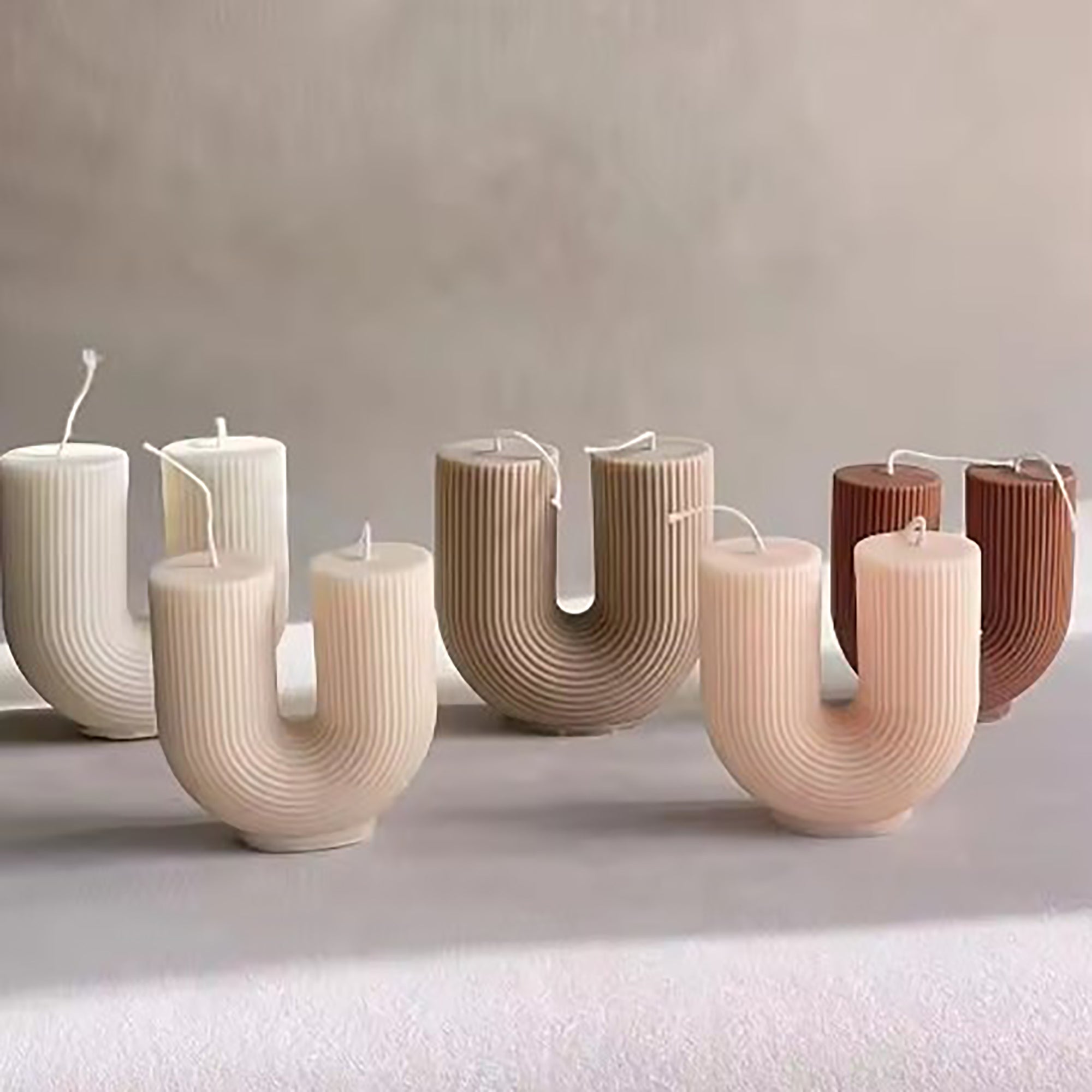 Arch Candle-Beige-Sea Salt &amp; Caramel-3