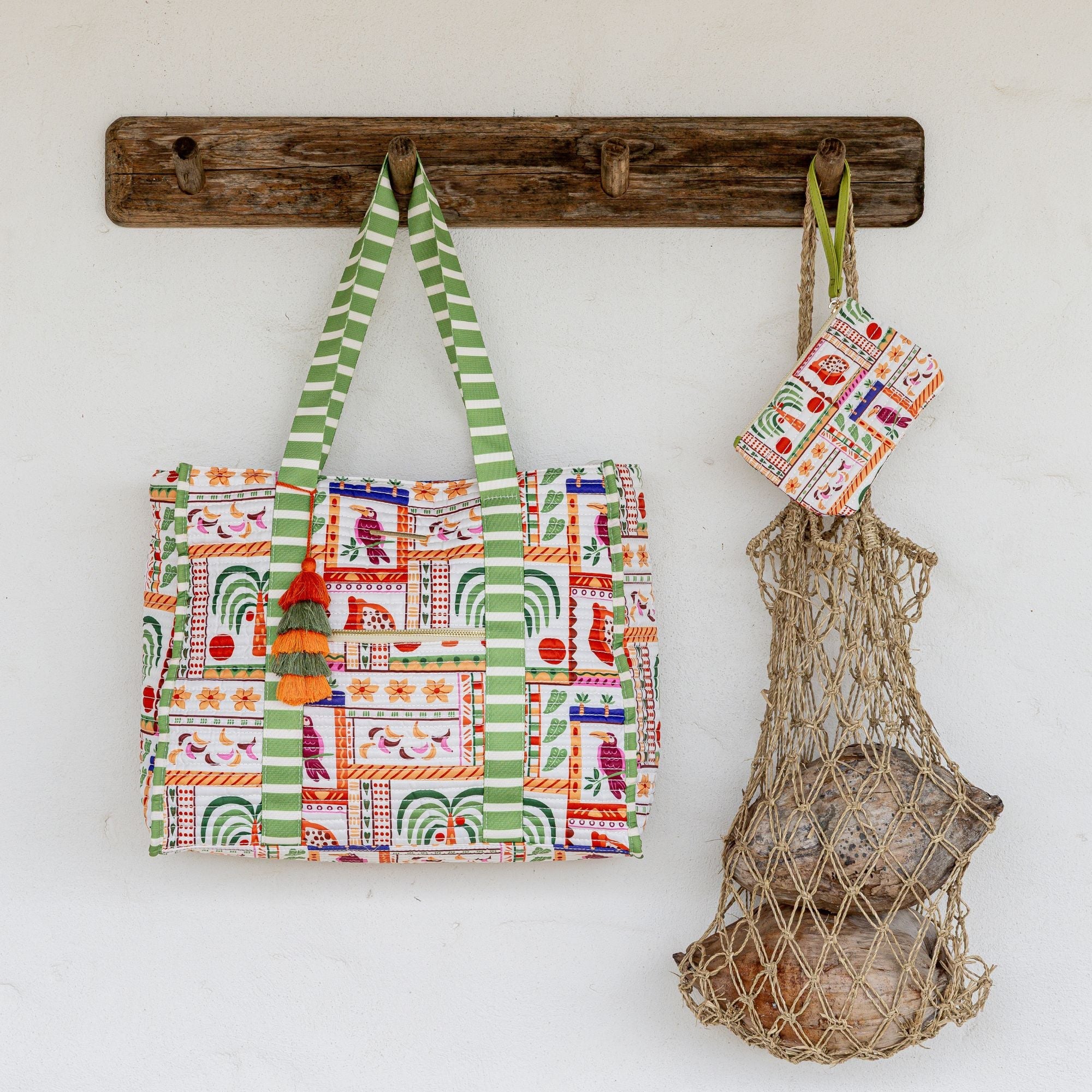 Striped Beach Bag-Jamaica-2