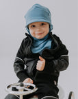 Kids' Cotton Sweat Jacket – Waterproof & Reflective Details by Breden at brixbailey.com