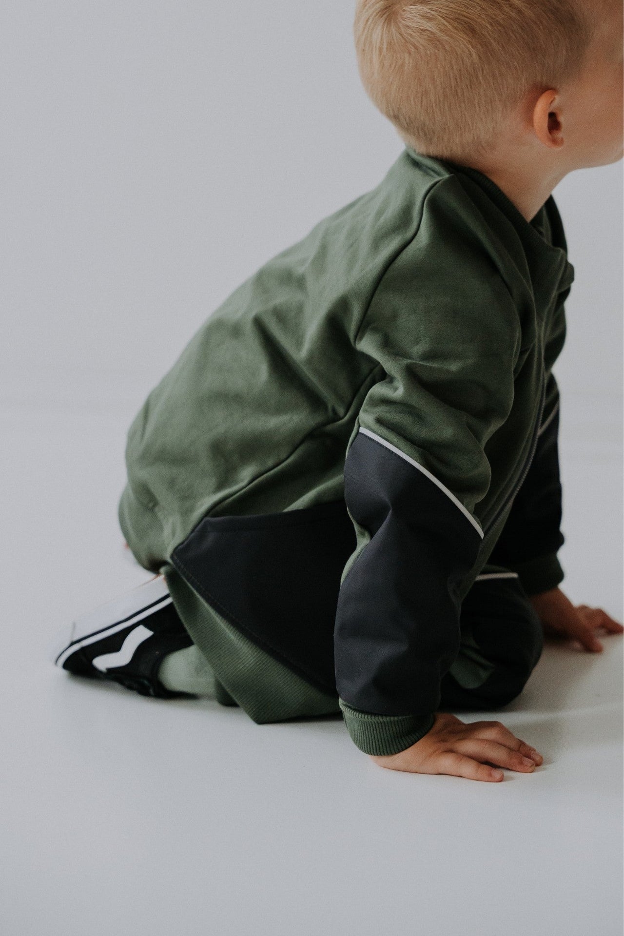 Kids&#39; Cotton Sweat Jacket – Waterproof &amp; Reflective Details by Breden at brixbailey.com