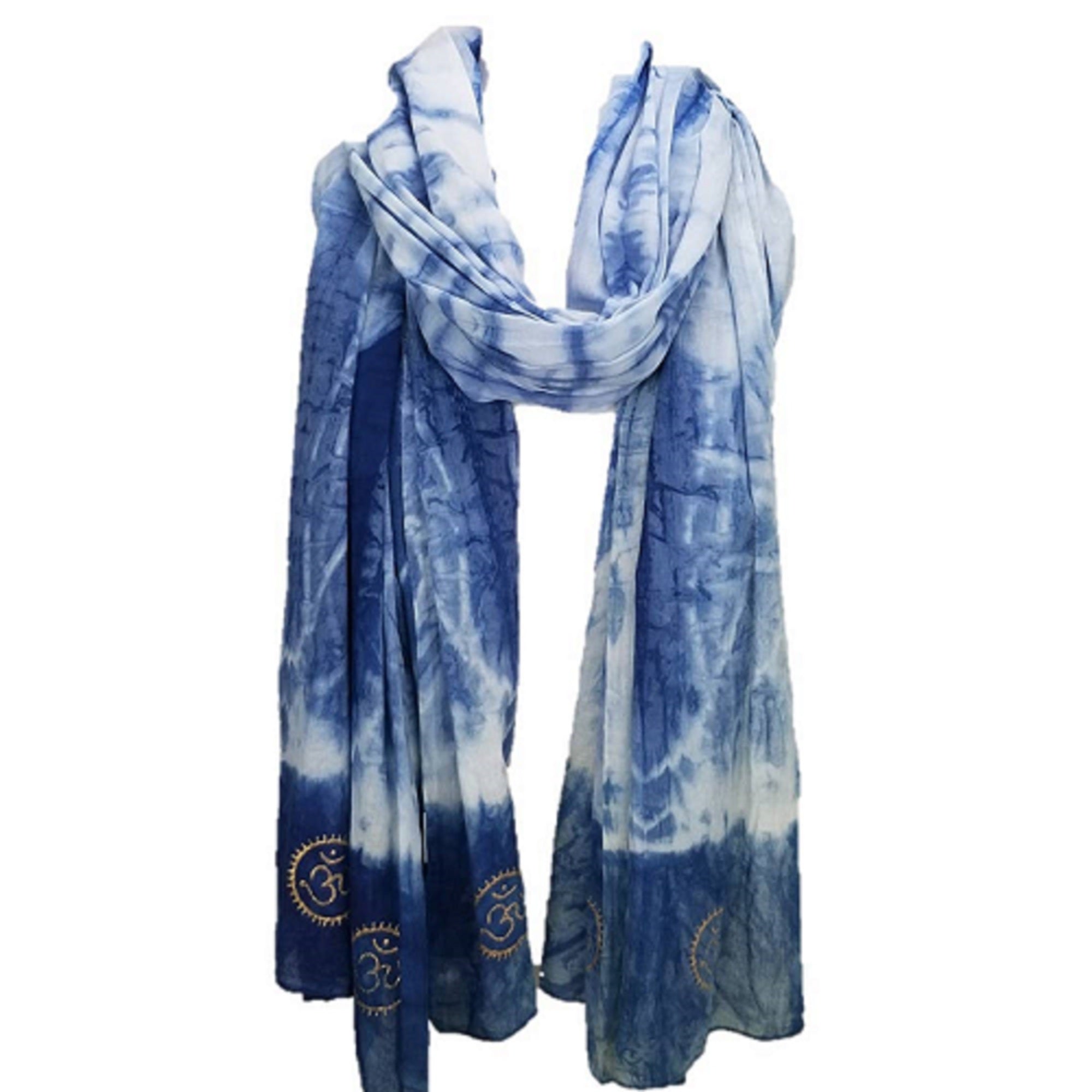 Eternity  Indigo Cotton Scarf-0