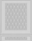 Ecclestone 3D Wood Panelling Wallpaper with Art Deco Pattern