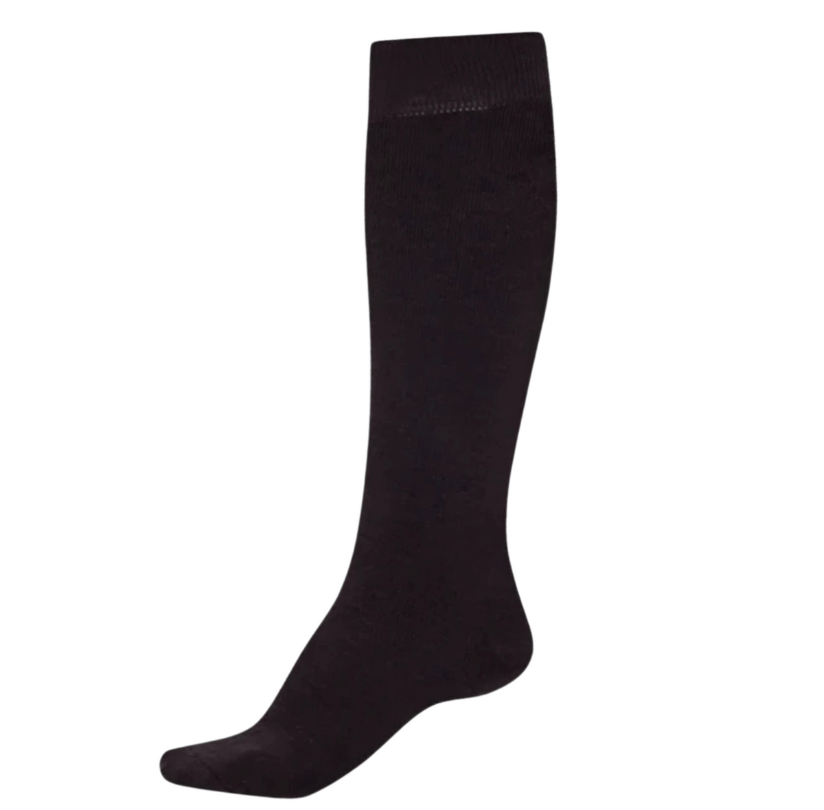 Knee-High Bamboo Thermal Socks -  Wellington Boots Socks Organic Thermal - Black