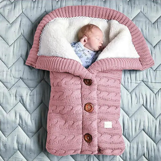 Baby Winter Warm Sleeping Bag - Cozy & Soft Knit for Infants & Toddlers by Baby Lamby at brixbailey.com