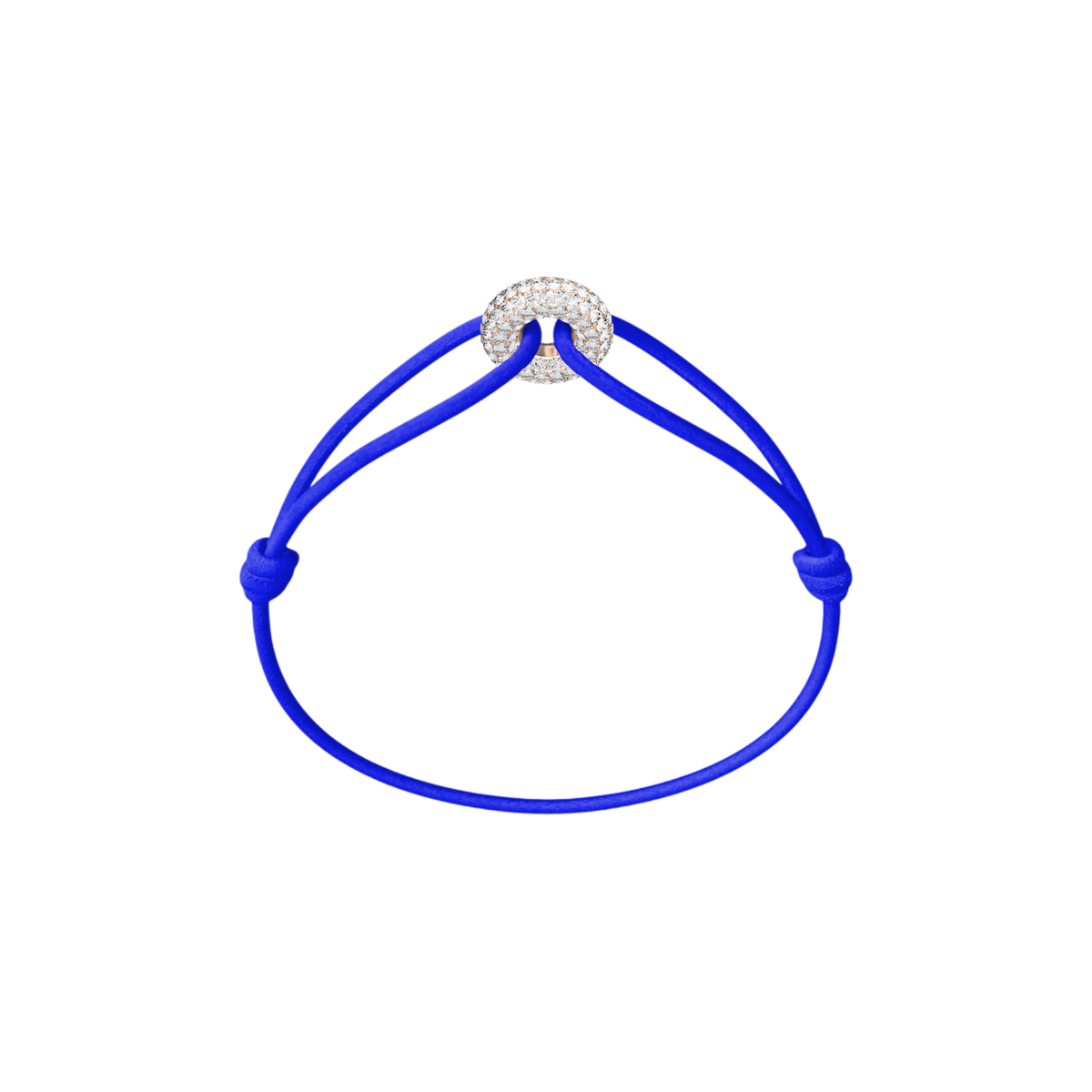 Mini Rose Soho Pavé Cord Bracelet