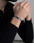 Carbon Regent Cord Bracelet