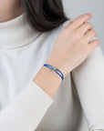 Mini Silver Soho Cord Bracelet