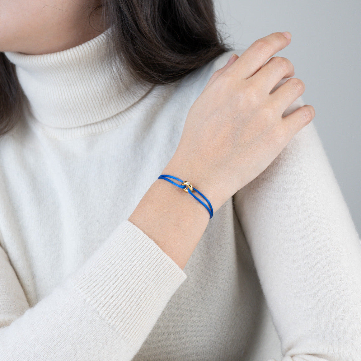 Mini Golden Soho Diamond Cord Bracelet