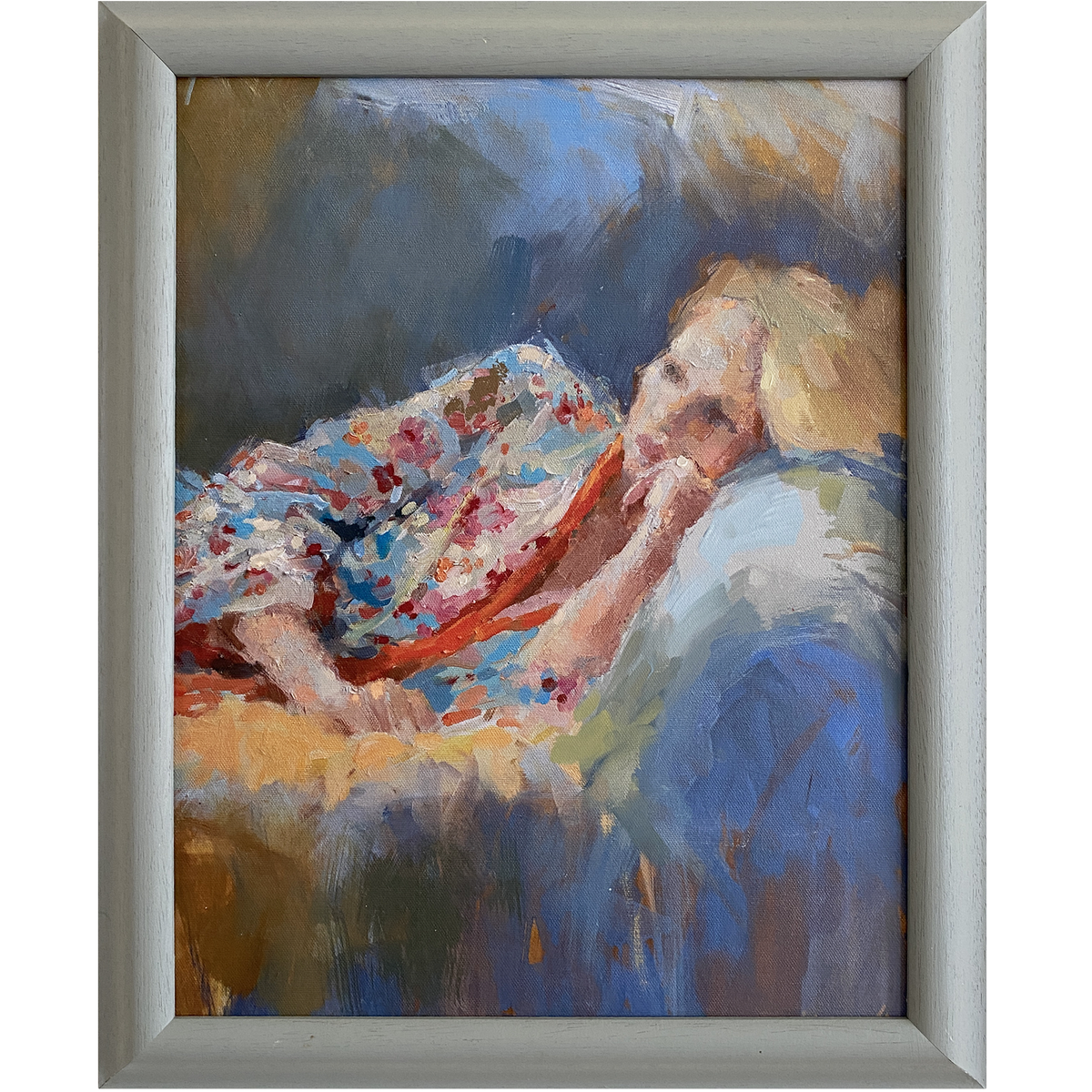 Eliza Framed Canvas Print