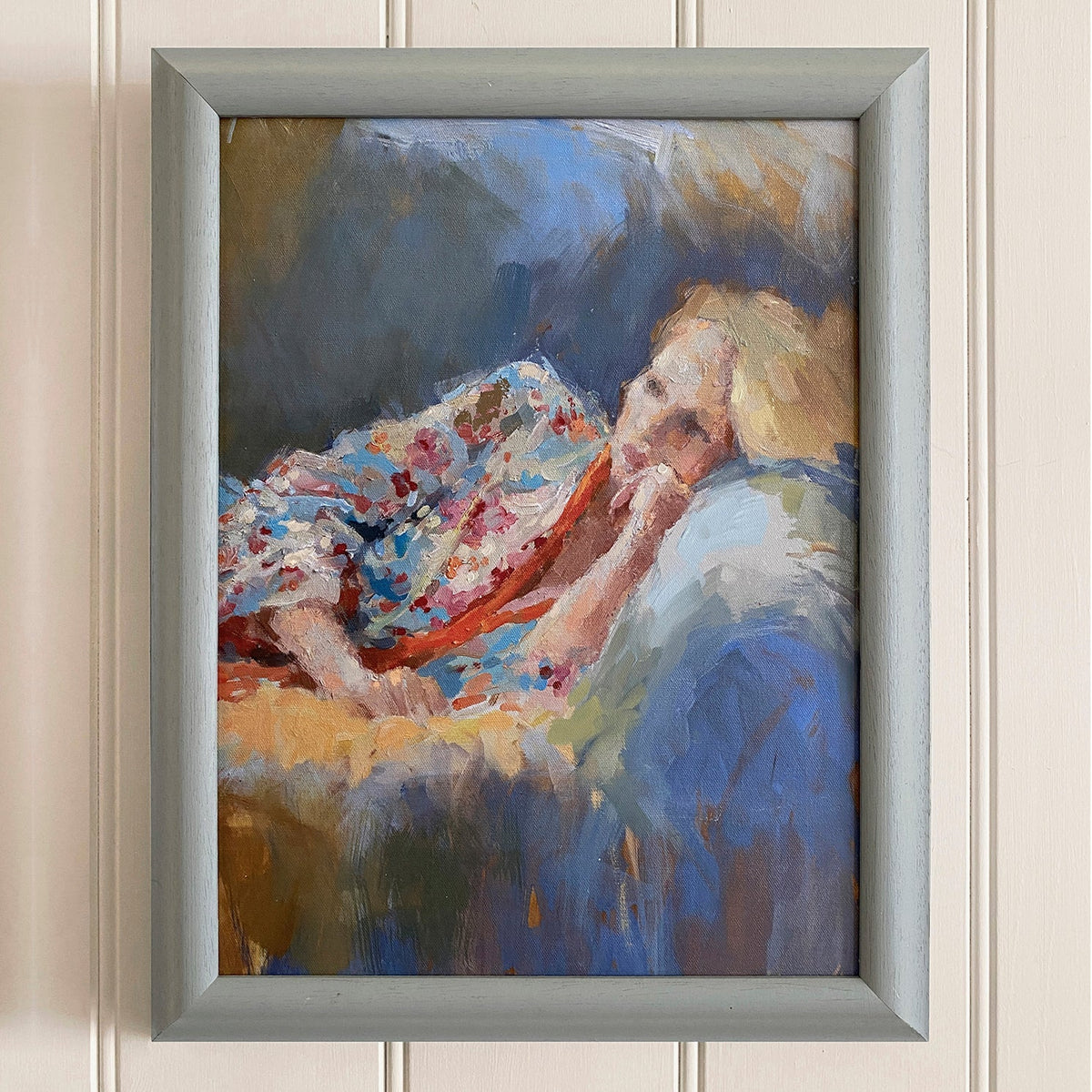 Eliza Framed Canvas Print