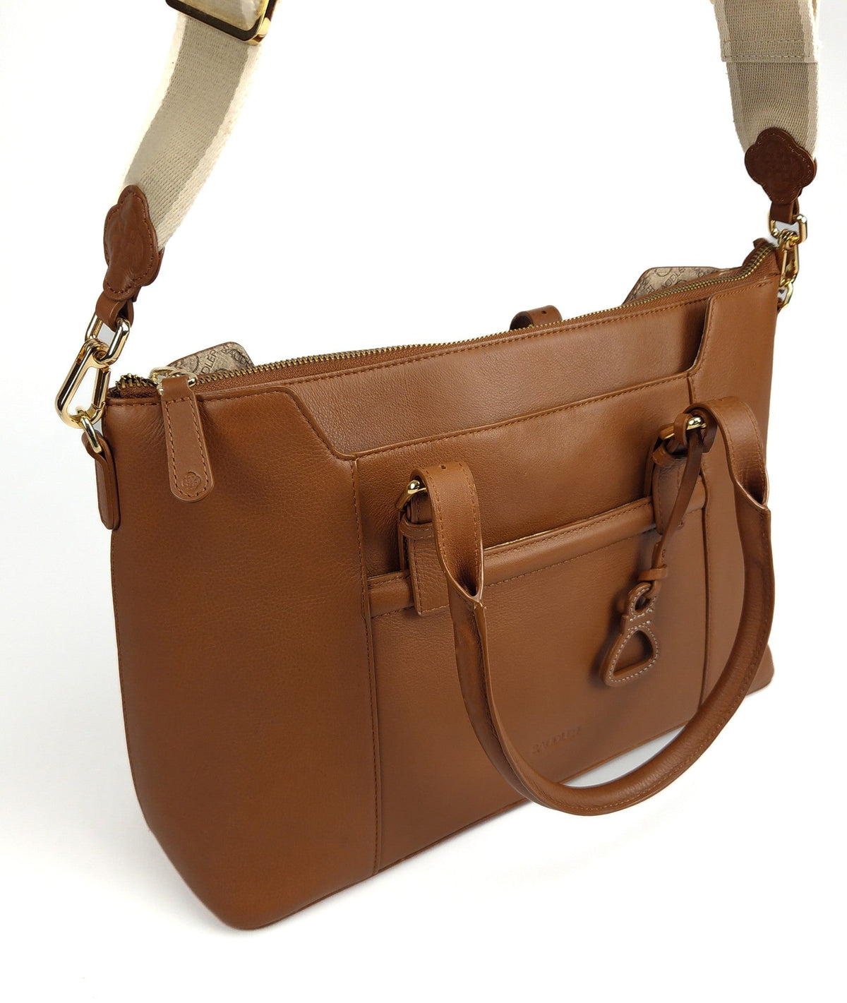 Elizabeth Leather Workbag  - Handmade by Saddler - Practical, Spacious &amp; Elegant Design