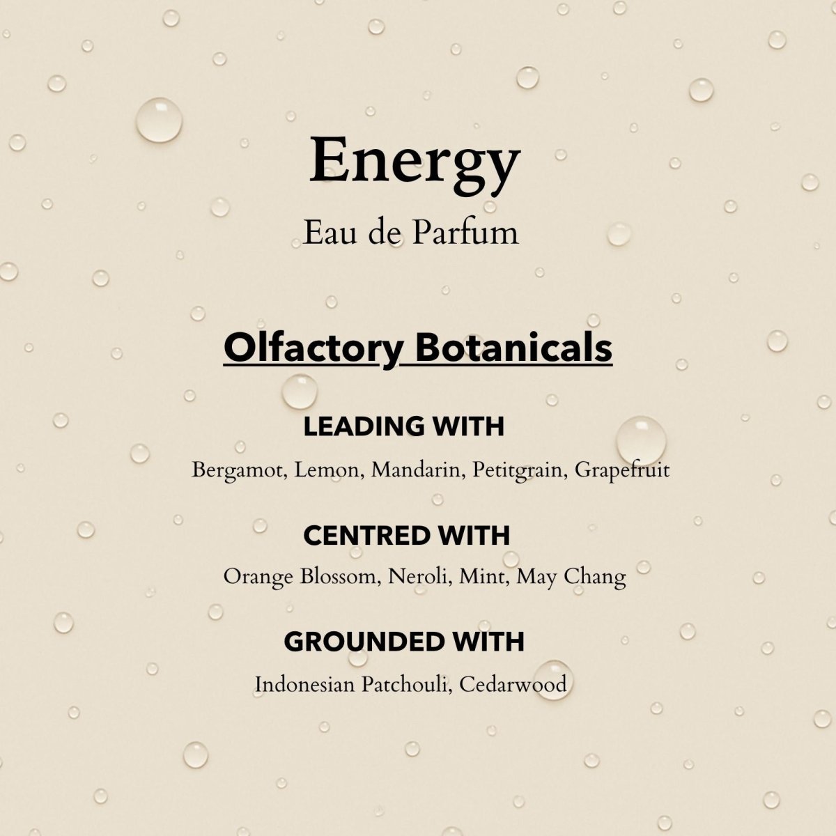 Energy Eau de Parfum | Enhance Endurance &amp; Sharpen Clarity 100ml