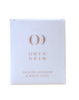 ENGLISH LAVENDER AND WHITE LINEN CANDLE (FLORAL COLLECTION)
