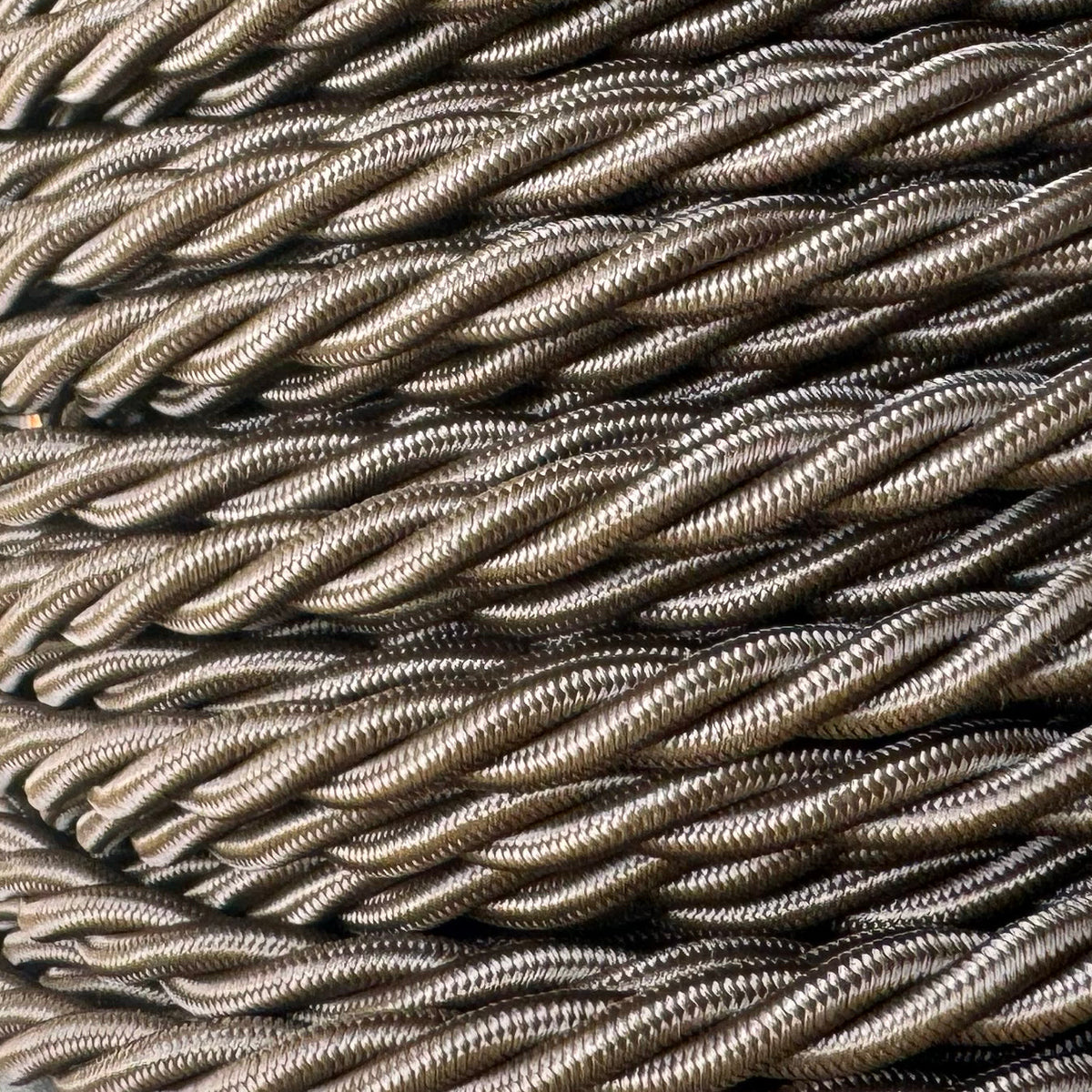 Espresso - Lola's Leads Fabric Extension Cable