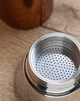 La Cafetière Polished Stainless Steel Copper Stovetop - 300 ml