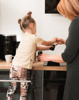 STEP'n'SIT® Convertible 2-in-1 Helper Tower/Table - Black