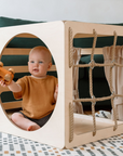 CUBITRI® Climbing Play Cube With Wooden Window