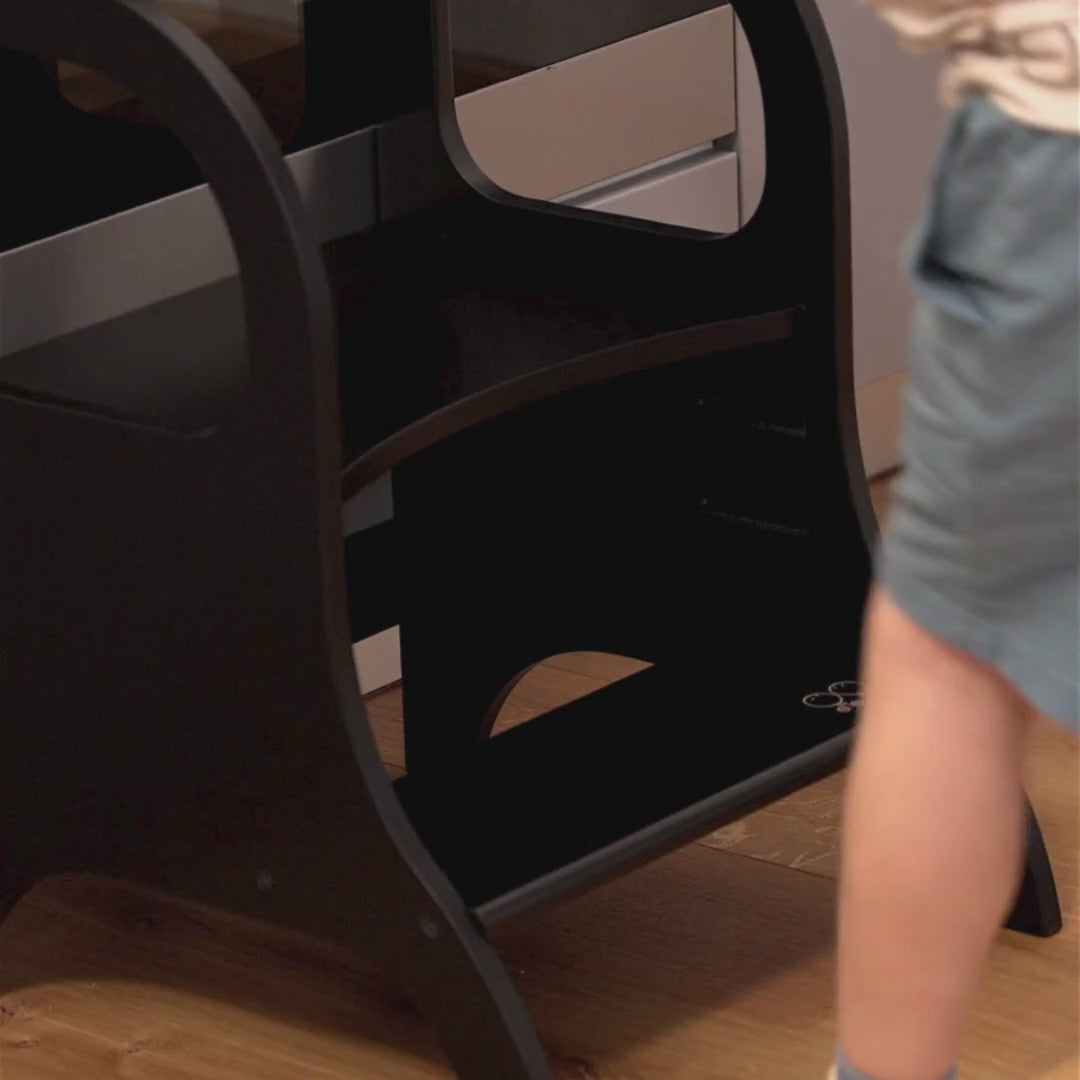 MIIMO Adjustable Height Step Stool – Montessori-Inspired for Kids by Ette Tete at www.brixbailey.com