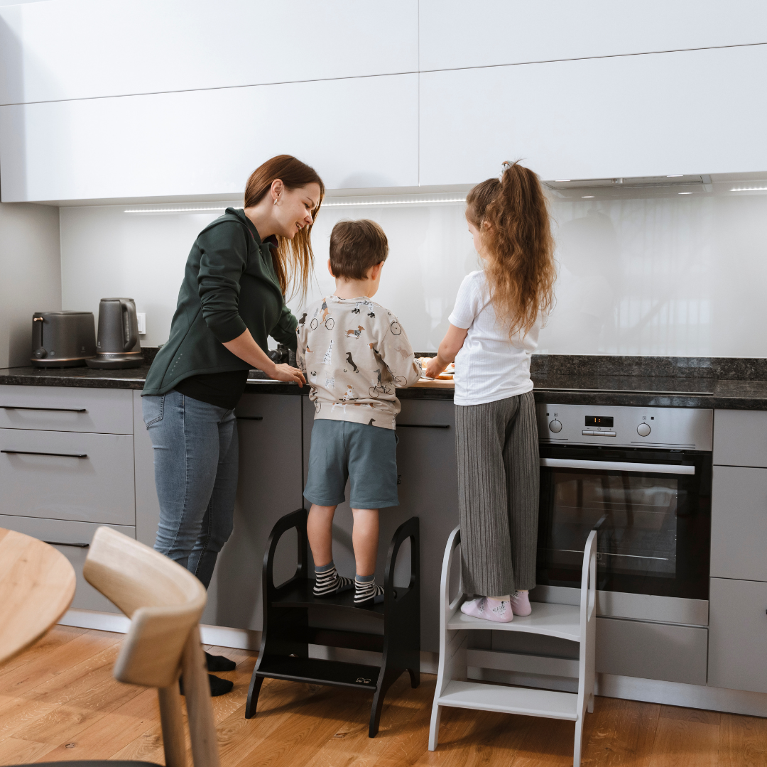 MIIMO® Adjustable Montessori Step Stool – Safe & Versatile by Ette Tete at www.brixbailey.com