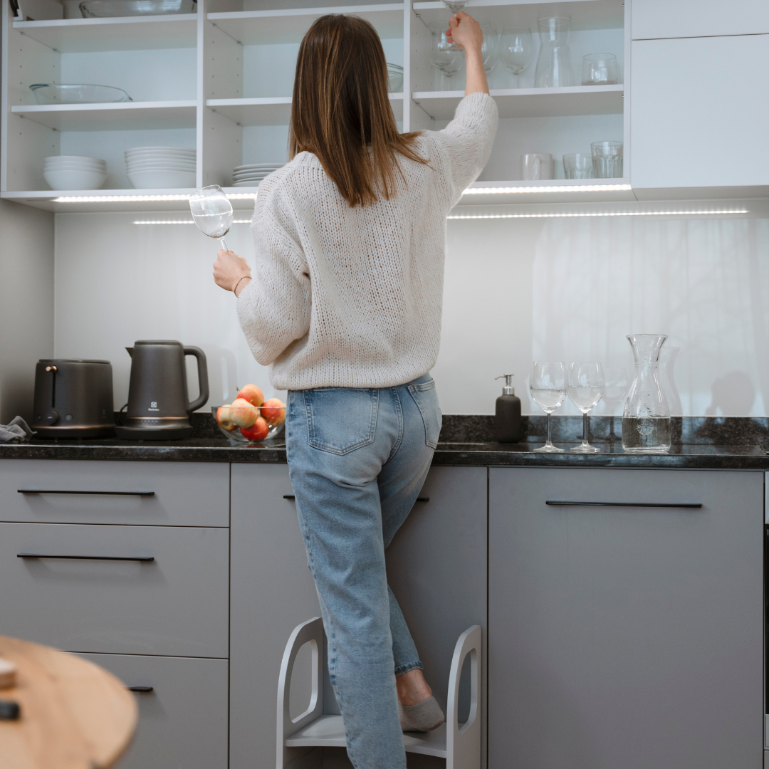 MIIMO Adjustable Step Stool – Safe &amp; Versatile for Kids by Ette Tete at www.brixbailey.com