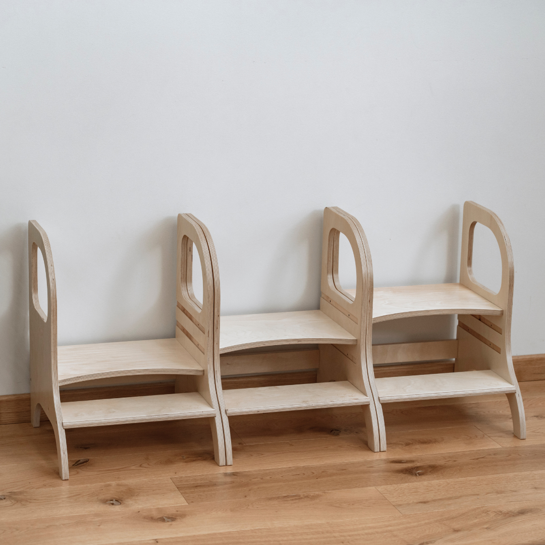 MIIMO Adjustable Height Step Stool – Montessori Inspired &amp; Safe by Ette Tete at www.brixbailey.com