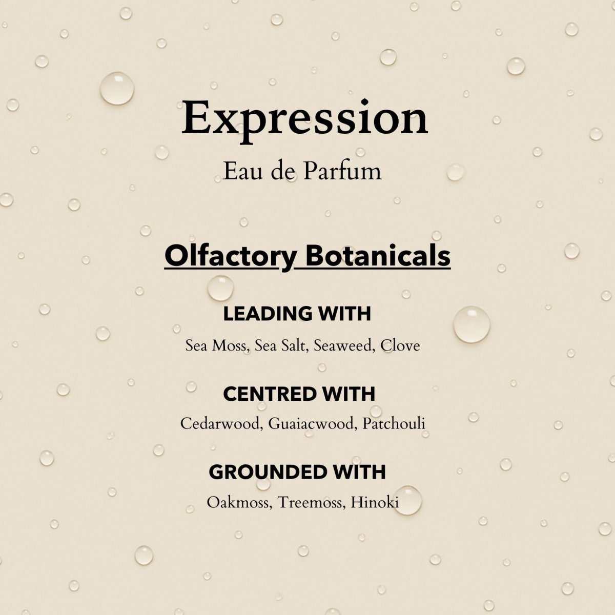 Expression Eau de Parfum | Open the Breath &amp; Support Expression 100ml