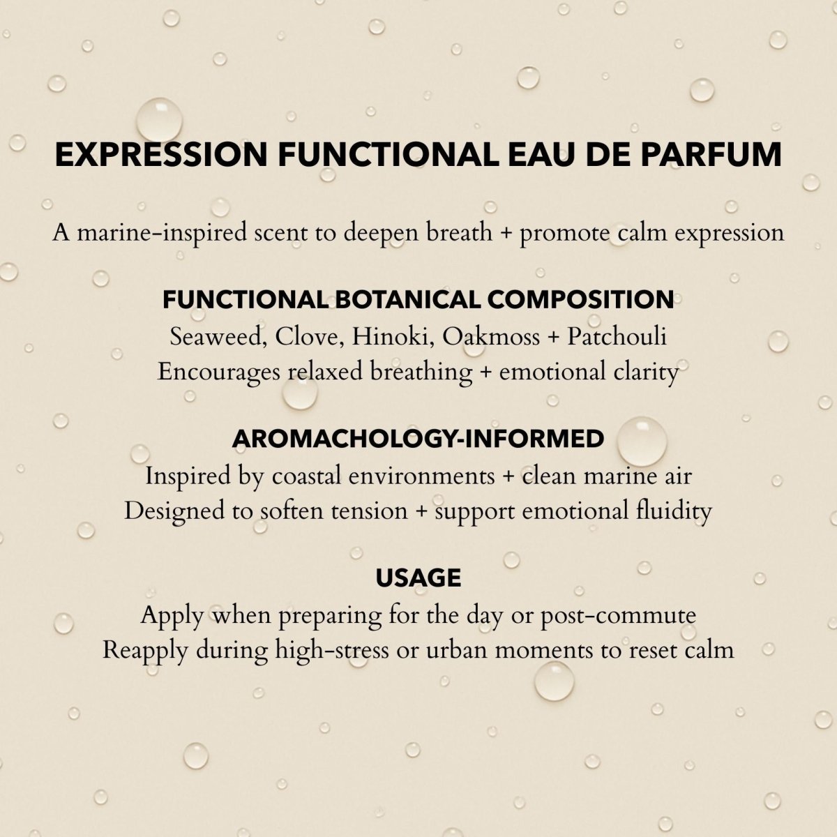 Expression Eau de Parfum | Open the Breath &amp; Support Expression 10ml