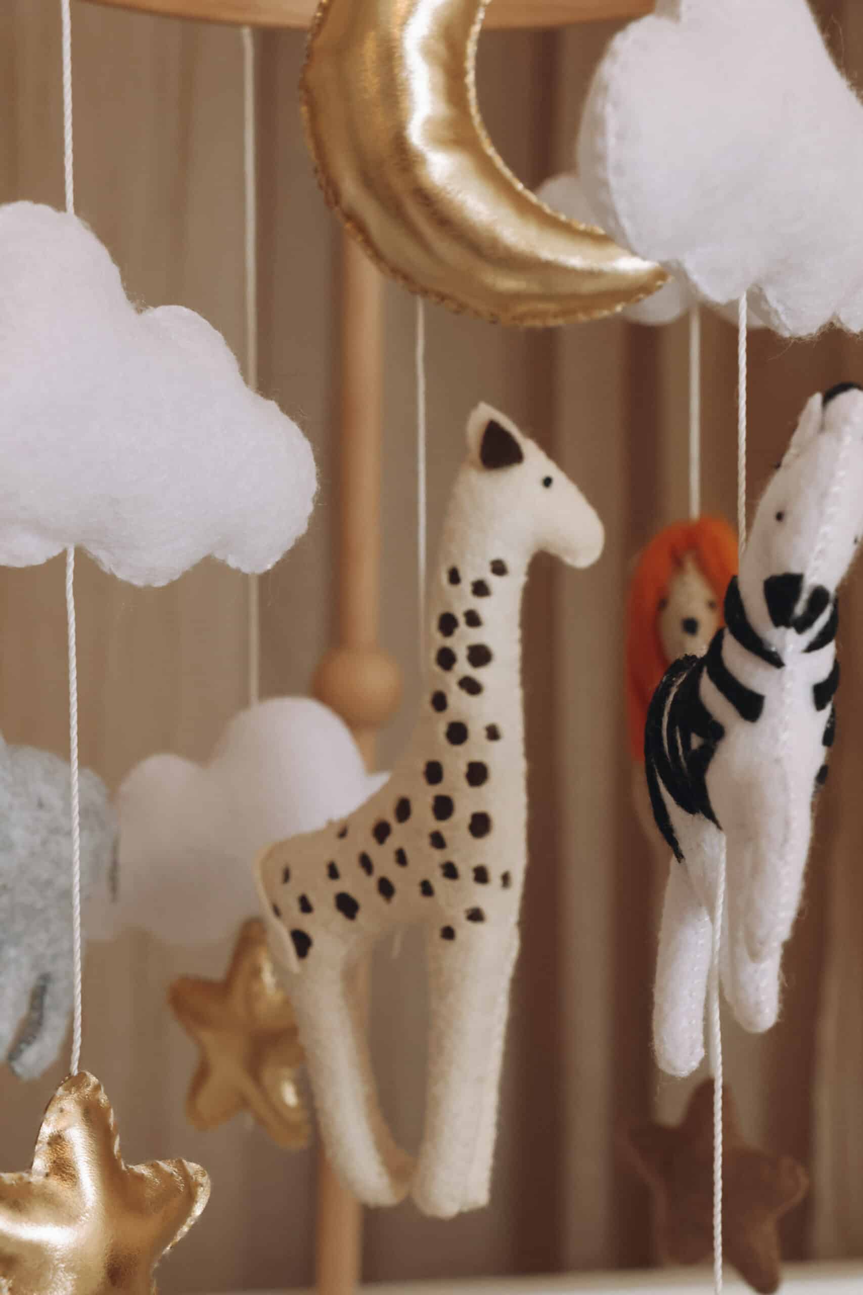 Handmade Safari baby mobile-7