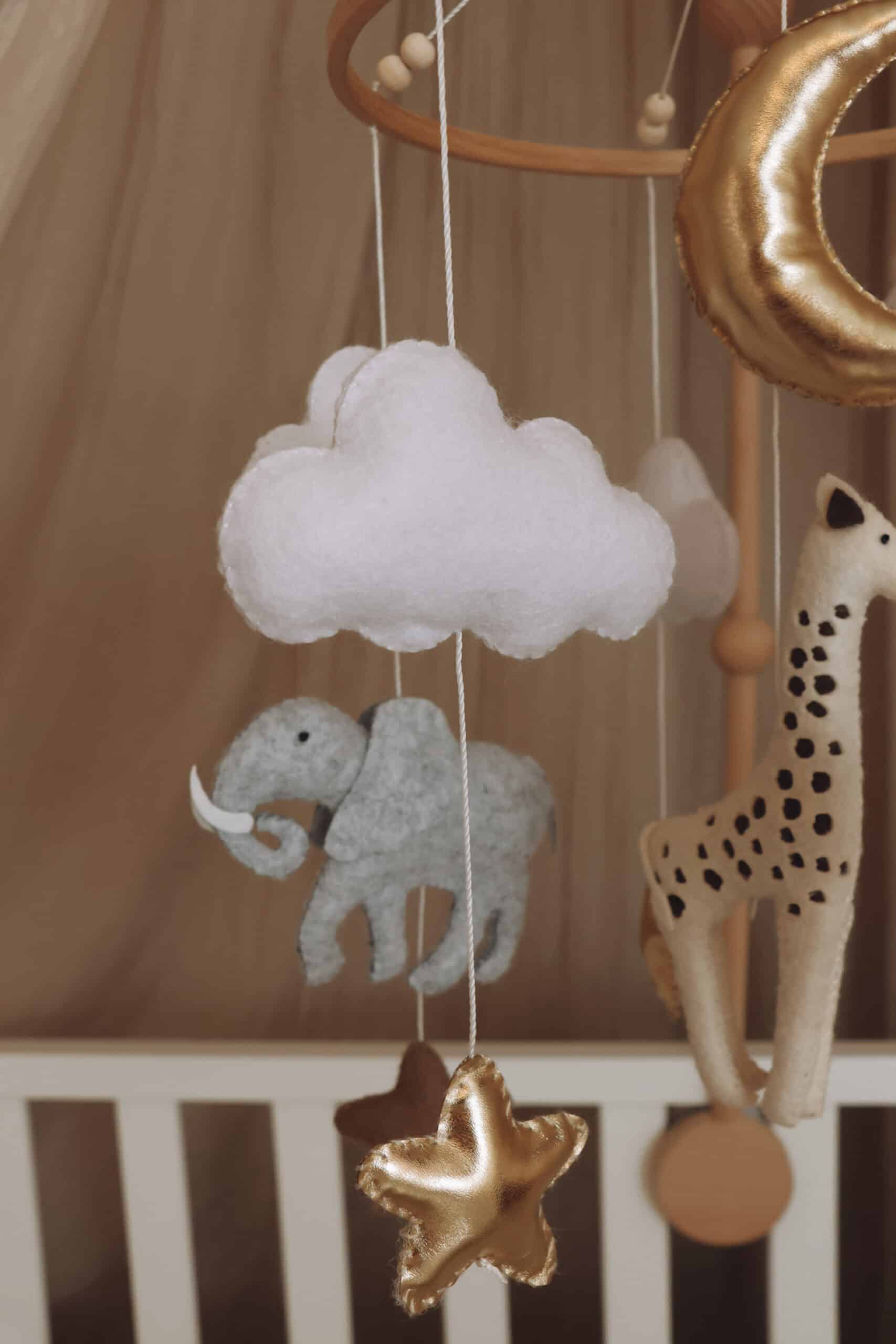 Handmade Safari baby mobile-15