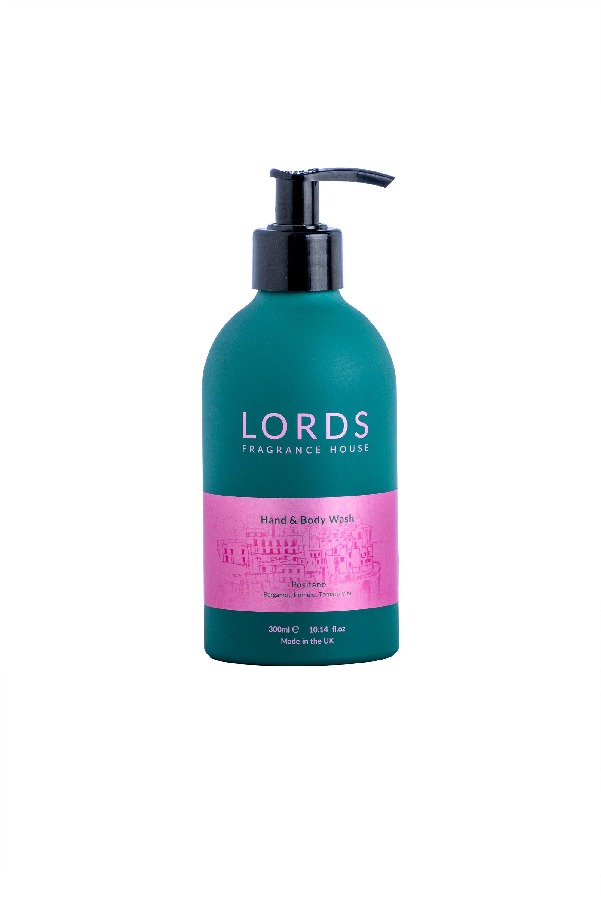 Hand &amp; Body Wash, Green, Rinse &amp; Repeat Aluminium Bottle
