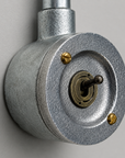 Single Gang Metal Conduit Light Switch | 2 Way Industrial Vintage Style
