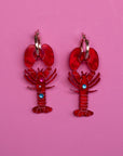 Lobster Hoop Earrings