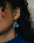 Celtic Spiral Hoop Earrings
